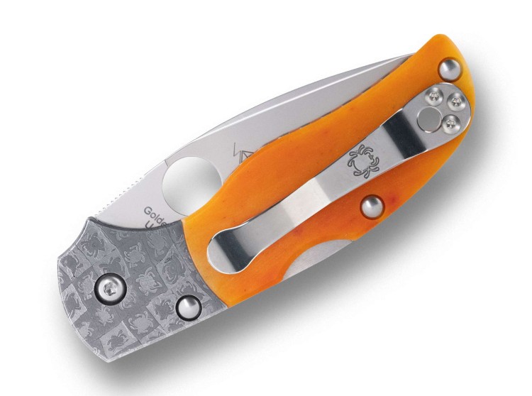 Складной нож Spyderco Native 5 50th Anniversary S90V Amber Bone