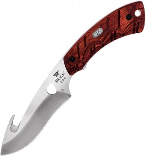 Buck Open Season Skinner Guthook hunting knife, wood 536RWG