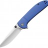 Cuchillo Cuchillo plegable CIVIVI Knives Badlands Vagabond Satin Blade, Blue FRN Handles C2019C