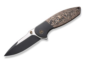 Cuchillo plegable WE Knife Nitro OG Titanium, Black Copper Foil CF