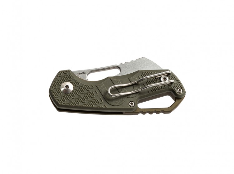 MKM Knives Isonzo Cleaver folding knife green MKFX03-2-PGR MKM Knives Isonzo Cleaver folding knife green MKFX03-2-PGR