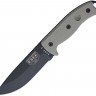 ESEE Model 5 bushcraft knife black/OD green Black Kydex sheath