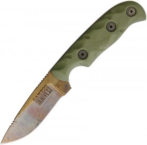 Dawson Knives Deep Notch arizona copper green