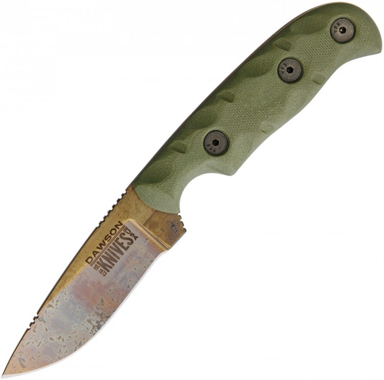Dawson Knives Deep Notch arizona copper зелёный
