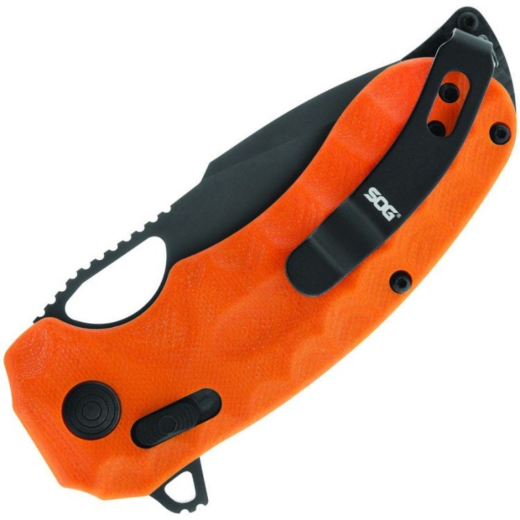 Cuchillo Cuchillo plegable | Navajas SOG Kiku XR LTE | Blaze Orange G10 Carbon 12-27-03-57