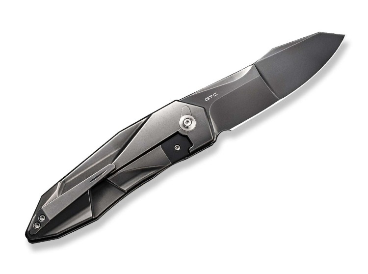 Cuchillo Cuchillo plegable WE  Solid SLT Titanium, Grey