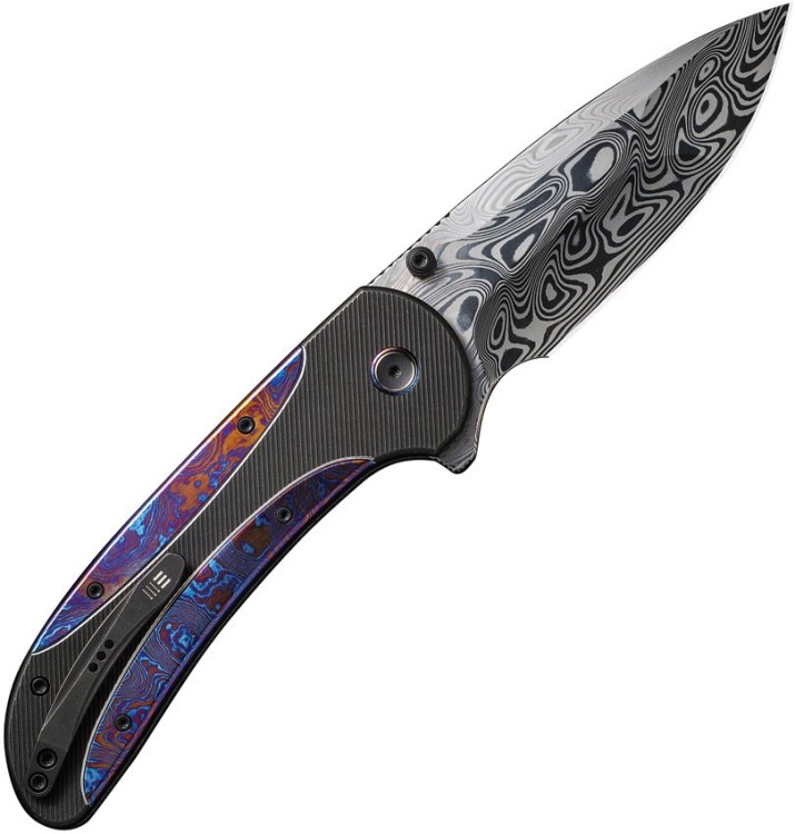 Taschenmesser WE Zizzit Titanium Black Timascus Damascus Taschenmesser WE Zizzit Titanium Black Timascus Damascus