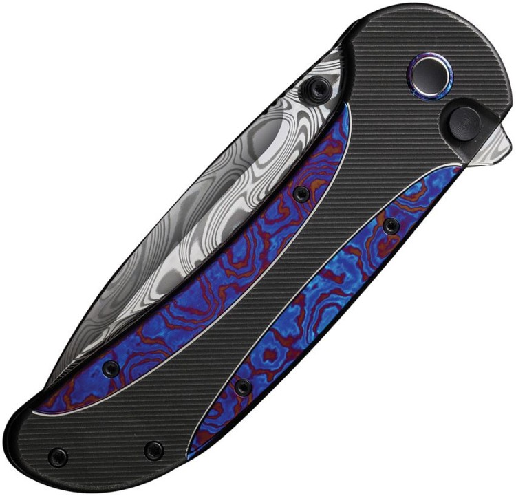 Taschenmesser WE Zizzit Titanium Black Timascus Damascus Taschenmesser WE Zizzit Titanium Black Timascus Damascus