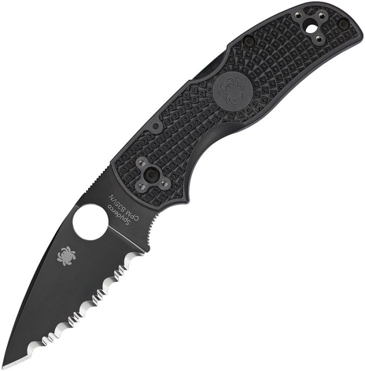 Складной нож Spyderco Native 5 | Lockback Black Serrated
