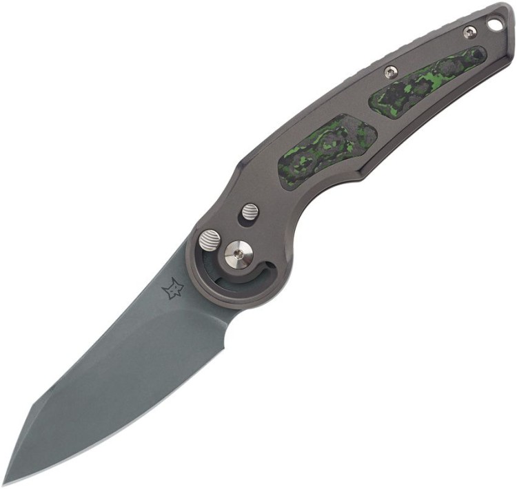 Cuchillo Cuchillo plegable | Navajas Fox Jupiter | Gray/Green 