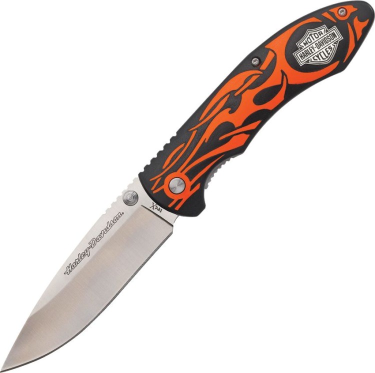 Taschenmesser Case Cutlery Harley Davidson Tec X | Orange 