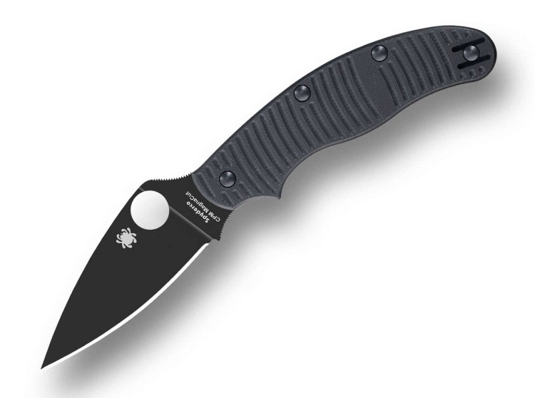 Taschenmesser Spyderco UK Penknife Salt | Black G10 | CPM MagnaCut