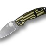 Складной нож Spyderco Sage 5 | Salt MagnaCut | Yellow & Black G10