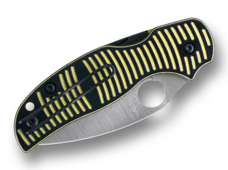 Складной нож Spyderco Sage 5 | Salt MagnaCut | Yellow & Black G10