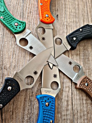 Salvos.eu /
Spyderco Endura 4 folding FRN Flat Ground orange C10FPOR