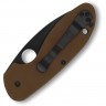 Cuchillo Cuchillo plegable Spyderco Efficient folding Brown C216GPBNB