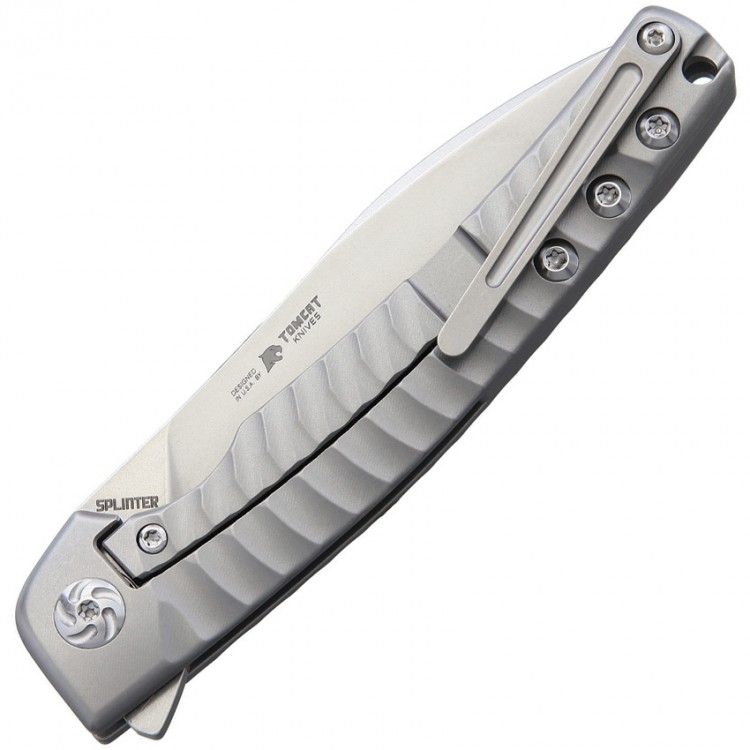 Kizer Cutlery Splinter CPM S35VN folding knife silver Kizer Cutlery Splinter CPM S35VN folding knife silver