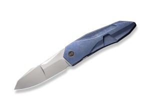 Складной нож WE  Solid Titanium, Blue