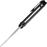 Cuchillo Cuchillo plegable | Navajas We Knife Mini Malice Button Lock | Damasteel