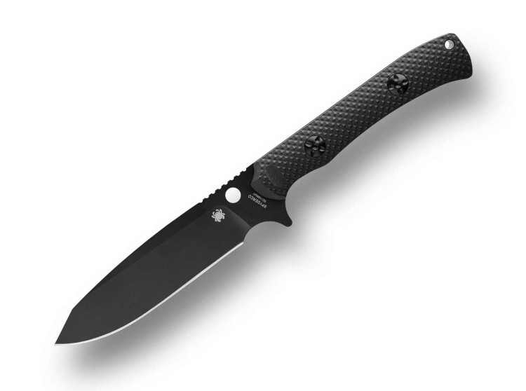 Feststehendes Messer Spyderco Skoli Black Blade | G10