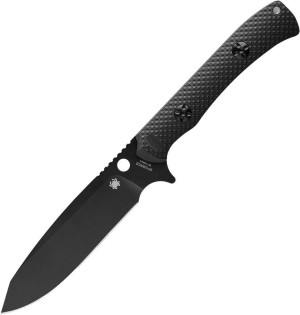 Spyderco Skoli Black Blade | G10