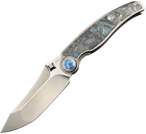 Rike Knife Hunter 1 | Dark gray titanium | CPM S90V