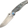 Rike Knife Hunter 1 | Dark gray titanium | CPM S90V