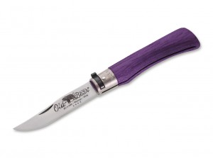 Antonini Old Bear Full Color L folding knife Purple