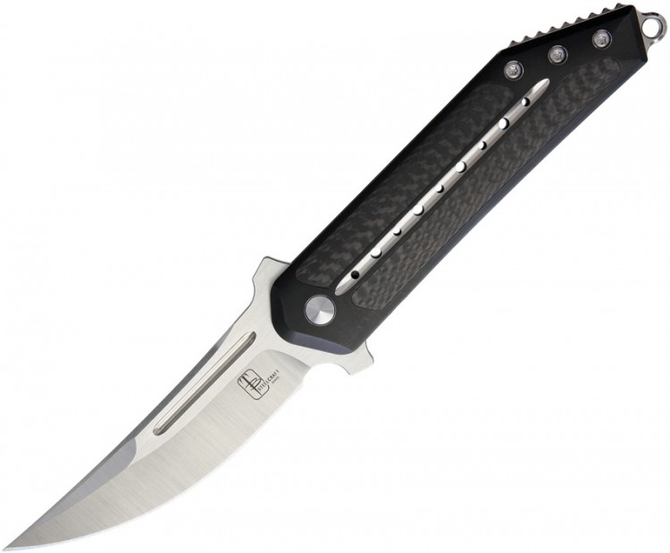 Складной нож Todd Begg Knives Steelcraft Framelock CF чёрный