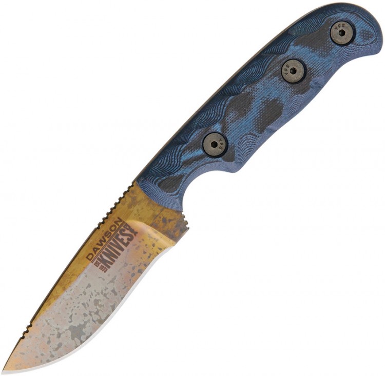 Dawson Knives Deep Notch arizona copper синий