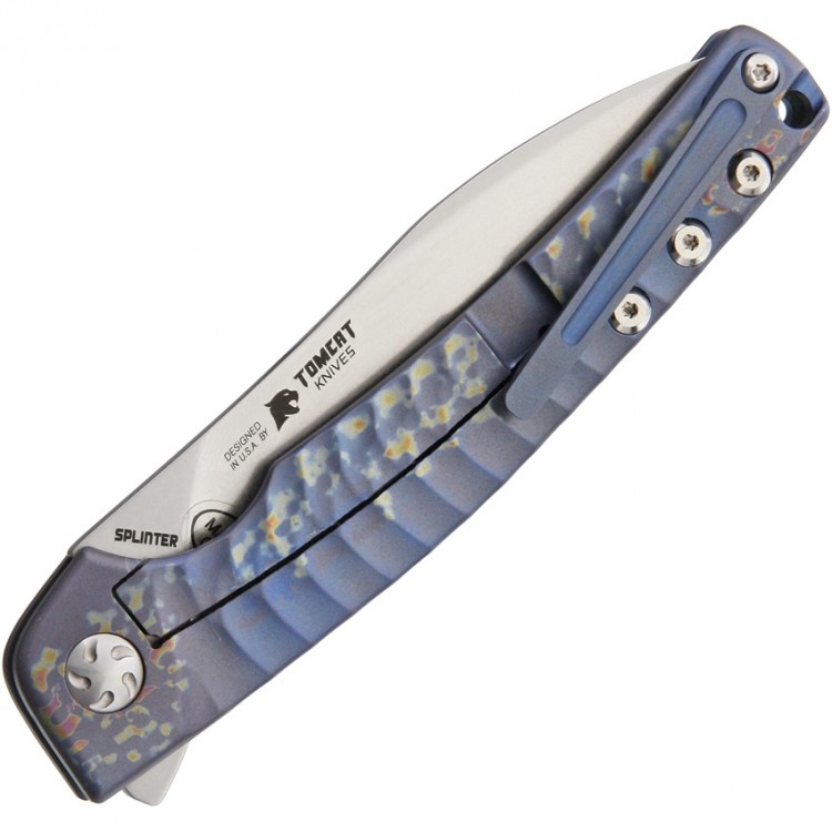 Kizer Cutlery Splinter CPM S35VN folding knife flame Kizer Cutlery Splinter CPM S35VN folding knife flame