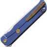 Medford The T-Bone Framelock Blue folding knife