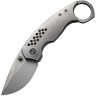 Cuchillo Cuchillo plegable WE Knife Envisage Titanium Grey Stonewashed