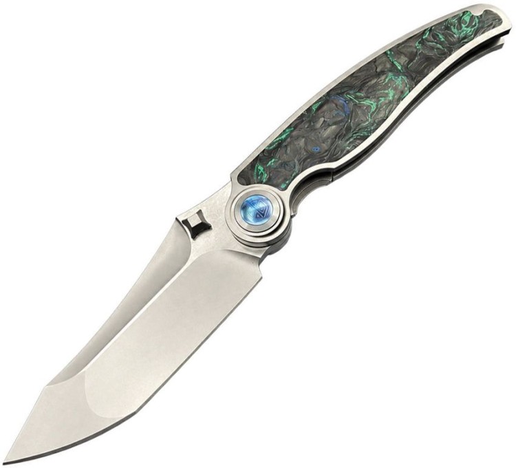 Rike Knife Hunter 1 | Gray titanium | CPM S90V  