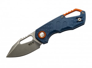 MKM Knives Isonzo Clip Point folding knife, blue MKFX03-3-PBL