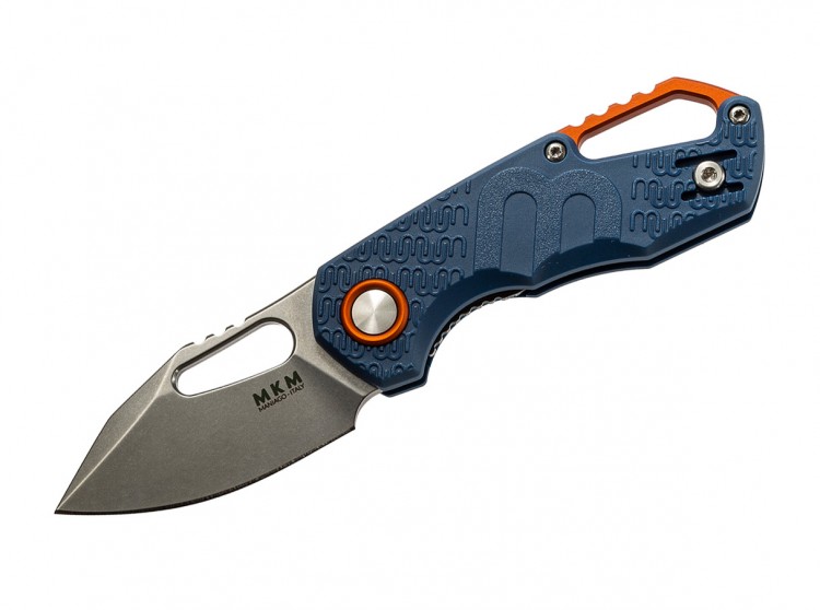 Складной нож MKM Knives Isonzo Clip Point folding knife blue MKFX03-3-PBL