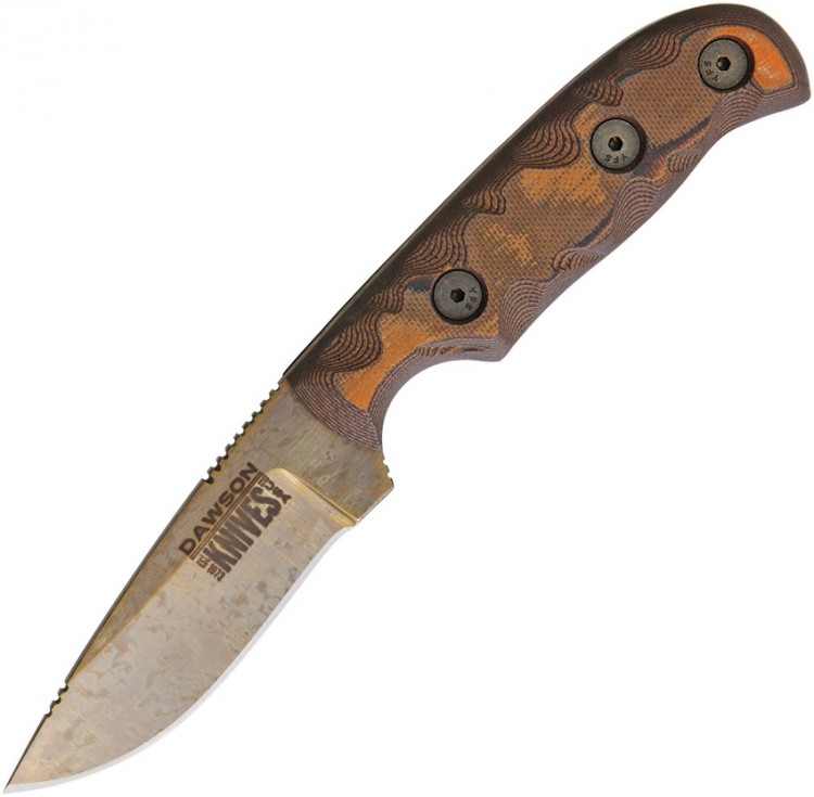 Dawson Knives Deep Notch arizona copper оранжевый