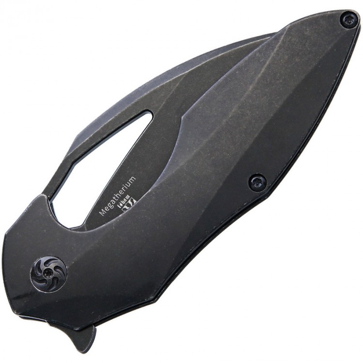 Kizer Cutlery Megatherium Left Handed folding knife black Kizer Cutlery Megatherium Left Handed folding knife black