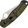 Cuchillo Cuchillo plegable Spyderco Para Military 2 Salt Yellow & Black, MagnaCut
