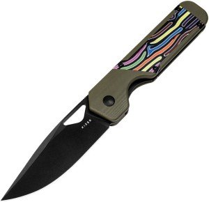Kizer Cutlery Mini Militaw | Framelock Green