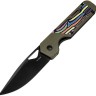 Cuchillo Cuchillo plegable | Navajas Kizer Cutlery Mini Militaw | Framelock Green