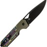 Cuchillo Cuchillo plegable | Navajas Kizer Cutlery Mini Militaw | Framelock Green