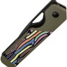 Cuchillo Cuchillo plegable | Navajas Kizer Cutlery Mini Militaw | Framelock Green