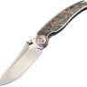Rike Knife Hunter 1 | Dark gray titanium Rust CF | CPM S90V