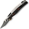 Rike Knife Hunter 1 | Dark gray titanium Rust CF | CPM S90V