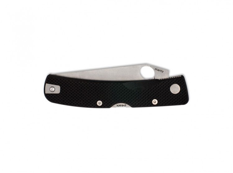 Manly Peak CPM-S-90V folding knife, black Manly Peak CPM-S-90V folding knife, black