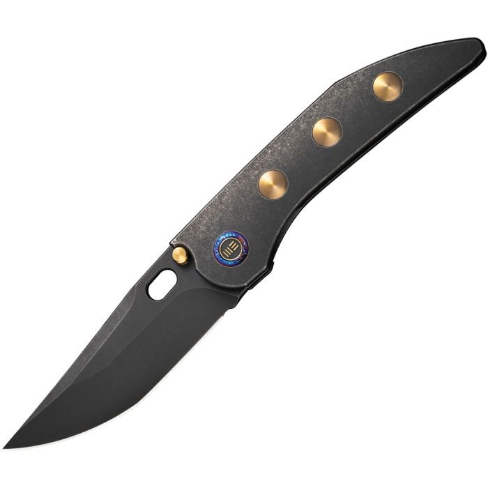 Taschenmesser We Attor Framelock Blk/Gold