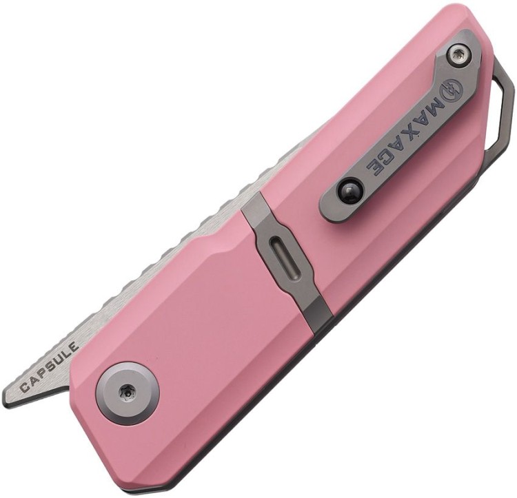 Cuchillo Cuchillo plegable | Navajas Maxace Capsule | Pink | MagnaCut 