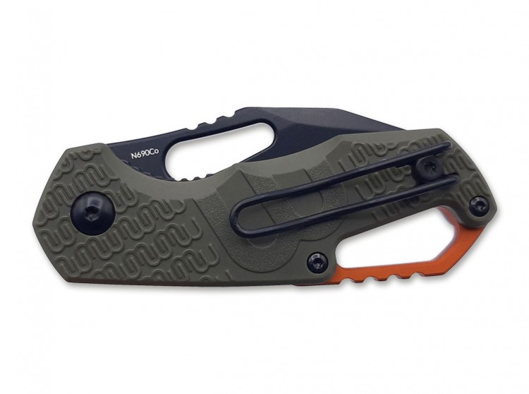 MKM Knives Isonzo Clip Point folding knife olive drab MKFX03-3PGO MKM Knives Isonzo Clip Point folding knife olive drab MKFX03-3PGO