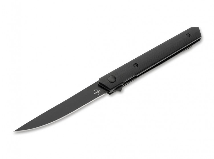Cuchillo Cuchillo plegable Böker Plus Kwaiken Air Mini G10 All Black 01BO329